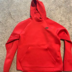 Red new balance hoodie.
